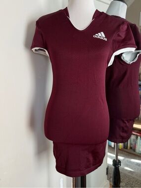 Adidas Large Maroon Primeknit A1 Football Jersey